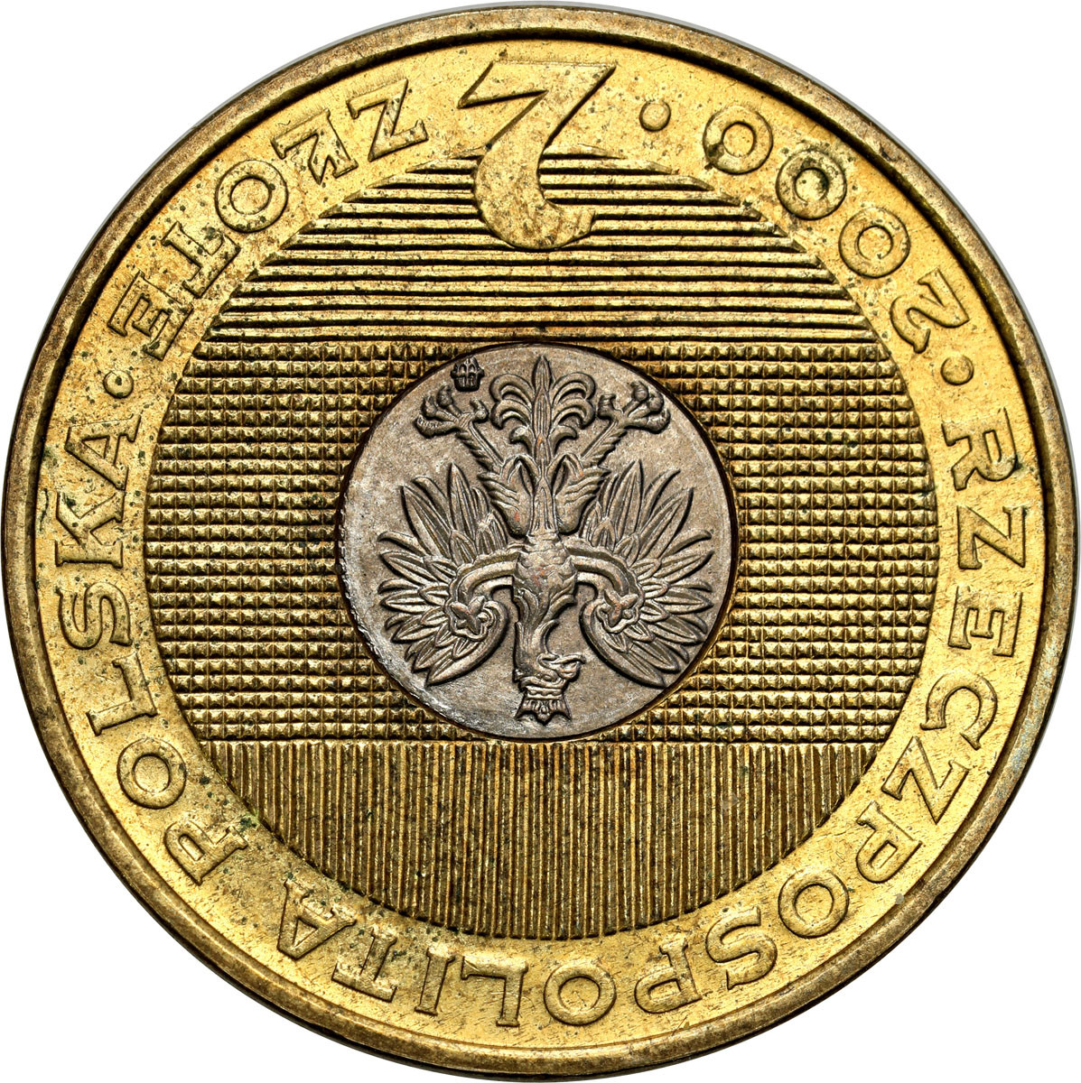 III RP. 2 złote 2000 roku 2000 – ODWROTKA